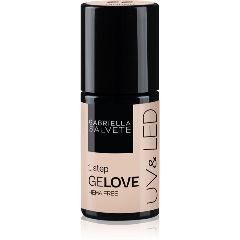Gabriella Salvete GeLove gel nail polish for UV/LED hardening 3-in-1 shade 22 Naked 8 ml

