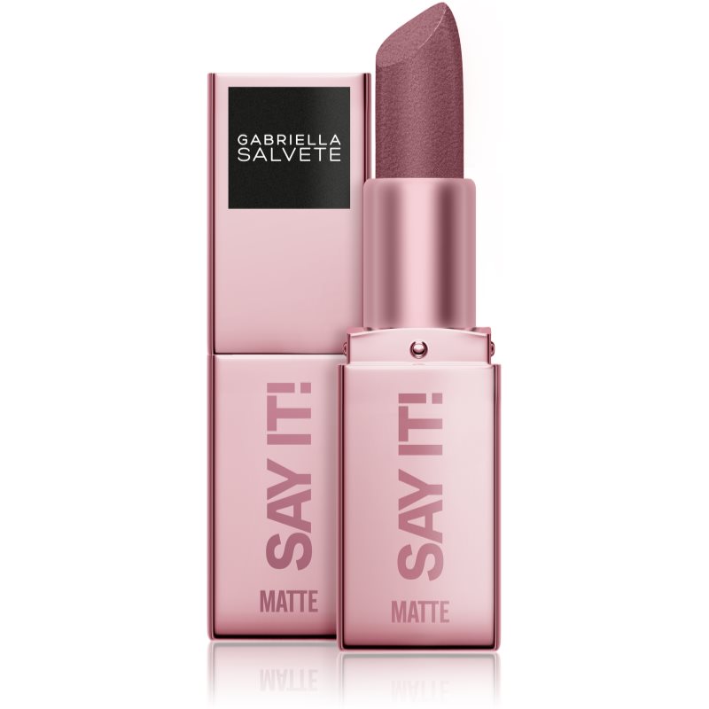 Gabriella Salvete Say It! It Matters Mattierender Lippenstift mit Pudereffekt Farbton 04 4 g