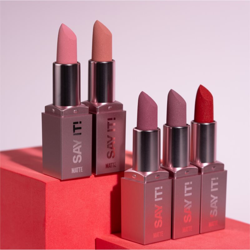 Gabriella Salvete Say It! It Matters Mattierender Lippenstift mit Pudereffekt Farbton 04 4 g