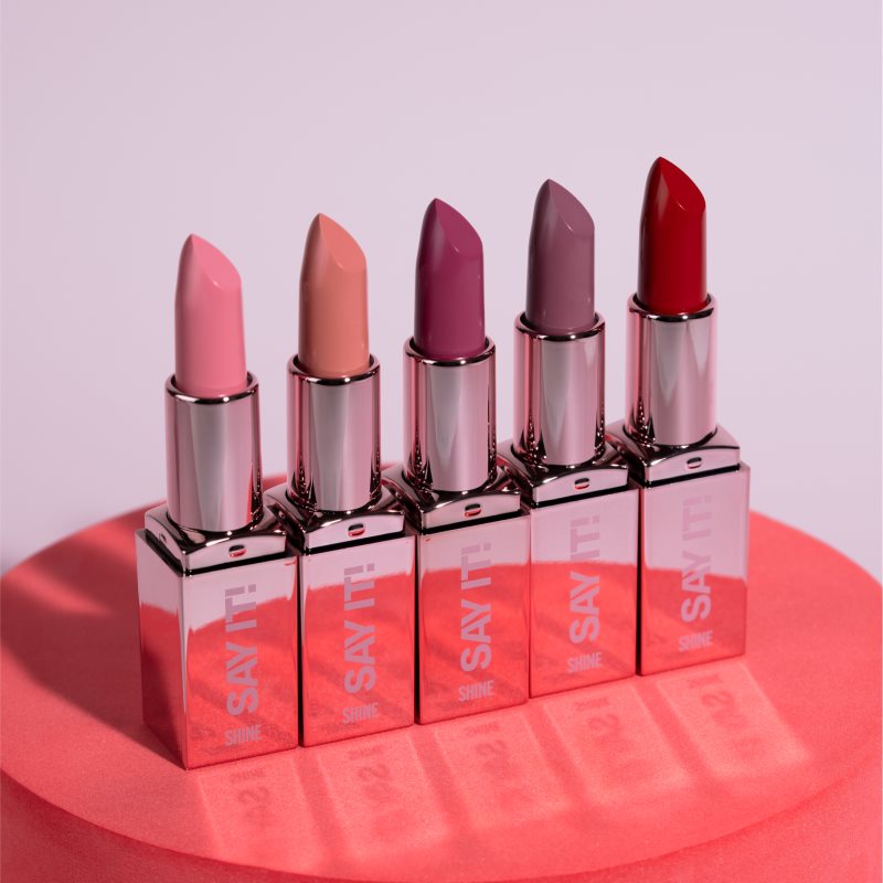 Gabriella Salvete Say It! And Shine! moisturising glossy lipstick shade 01 3,5 g