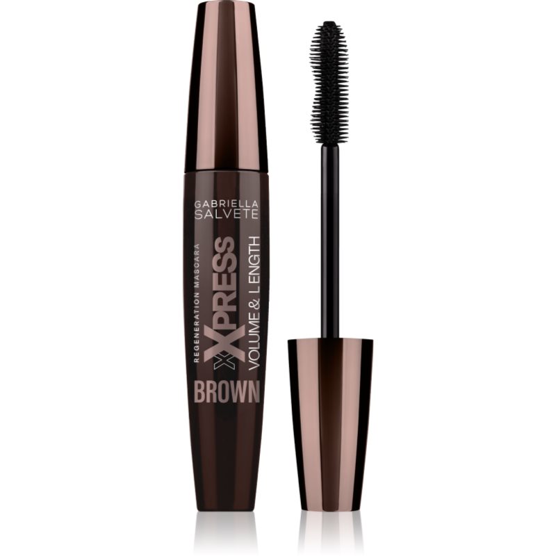 Gabriella Salvete XXPress Volume & Length Utvidgande maskara för oklanderlig volym Skugga Brown 11 ml