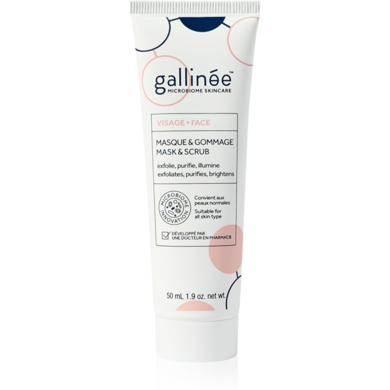 Gallinée SKIN CARE Face Mask & Scrub sanftes Peeling 50 ml