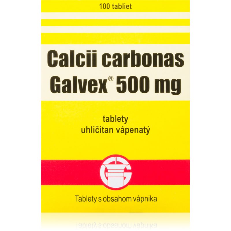 Galvex Calcii Carbonas 500 mg tablety pri nedostatku vápnika 100 tbl kúpite na Notino.sk