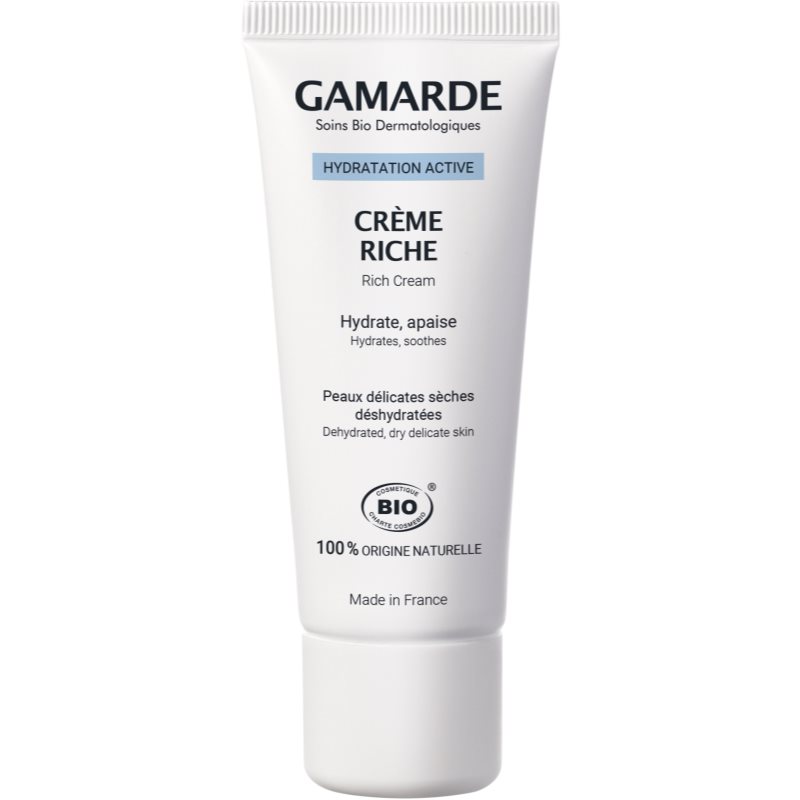 

Gamarde Hydratation Active поживний зволожуючий крем для сухої та чутливої шкіри