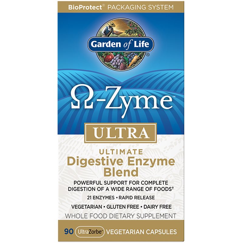 Garden of Life Ω-Zyme ULTRA kapsle pro podporu trávení 90 cps