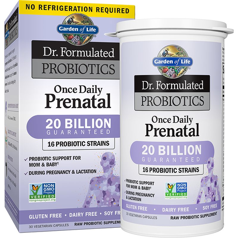 Garden of Life Dr. Formulated Probiotics Prenatal probiotiká pre ženy tehotné, dojčiace alebo plánujúce tehotenstvo 30 ks