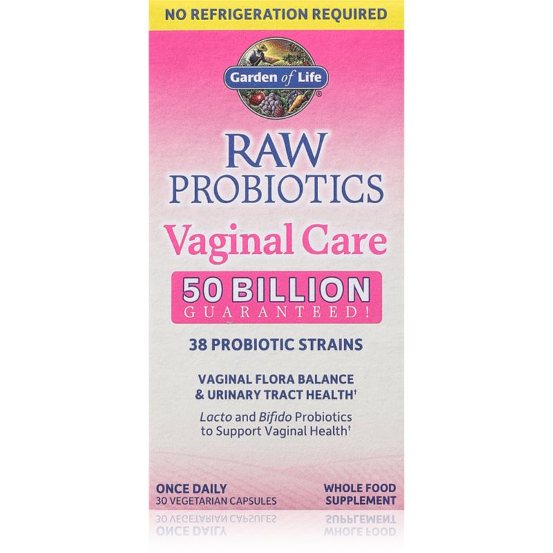 Garden of Life RAW Probiotics Vaginal Care probiotiká pre ženy 30 cps