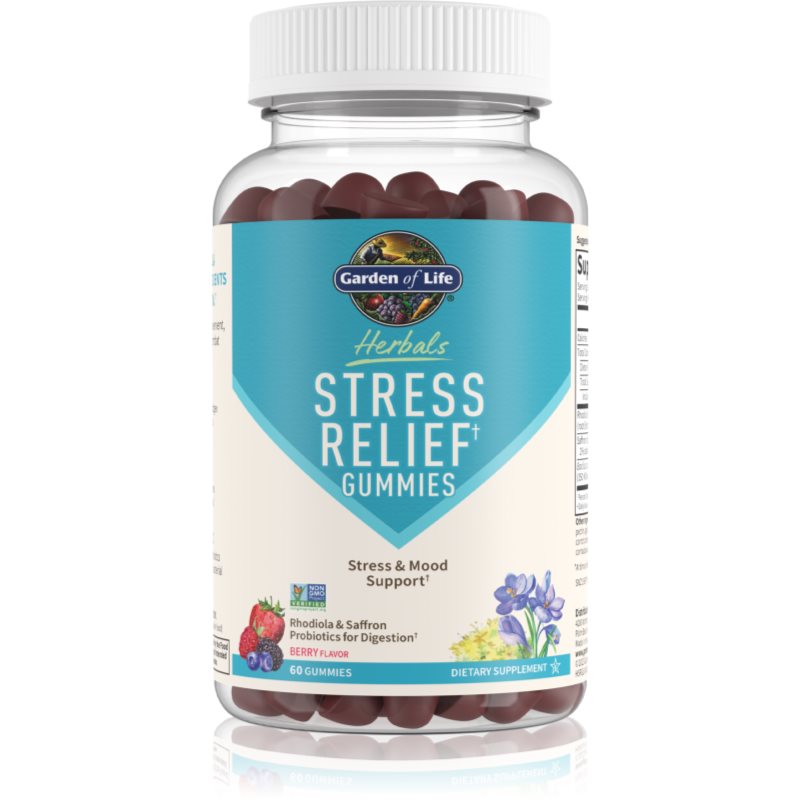 Garden of Life Stress Relief žuvacie tablety pre duševnú pohodu 60 ks