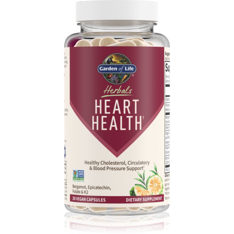 Garden of Life Herbals Heart Health kapsle pro podporu krevního oběhu 30 cps