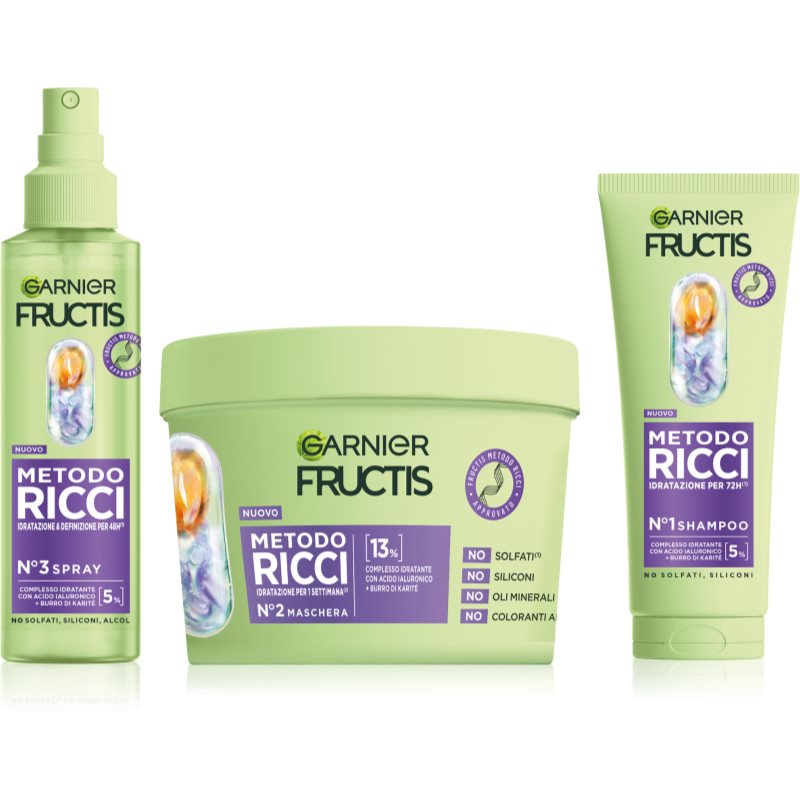 Garnier Fructis Curls Method set para cabello
