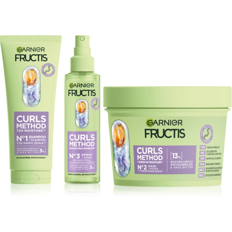 Garnier Fructis Curls Method Sæt til Hår