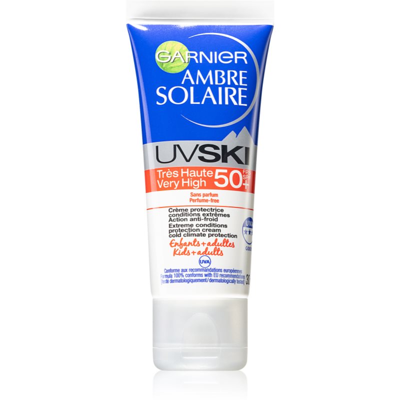 Garnier Ambre Solaire UV Ski ochranný krém na tvár pre deti SPF 50+ 30 ml