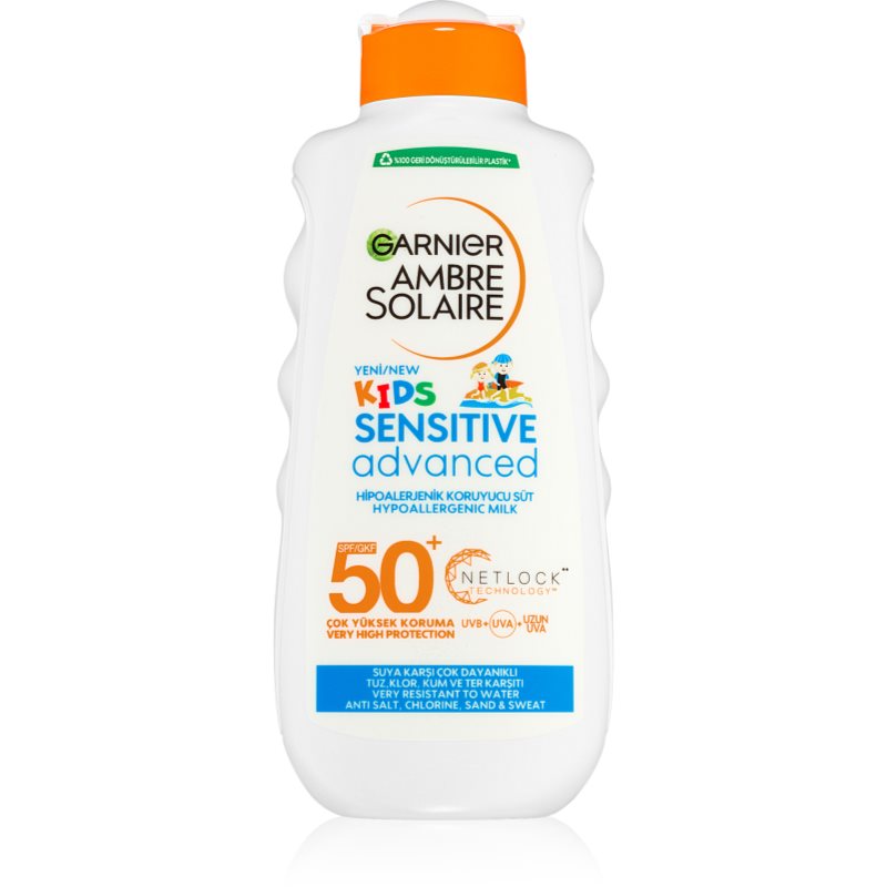 

Garnier Ambre Solaire Resisto Kids молочко захисне для дітей SPF 50