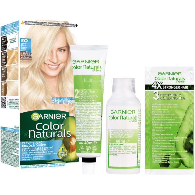 Garnier Color Naturals Creme Haarfarbe Farbton E0 Super Blonde . 1 Stk