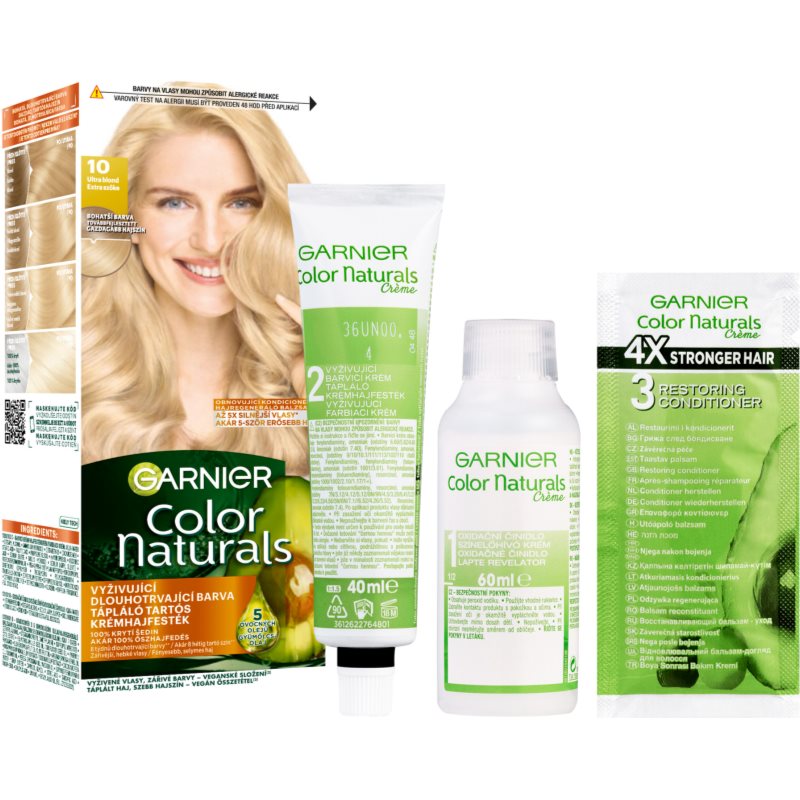 Garnier Color Naturals Creme hair colour shade 10 Natural Ultra Light Blond 1 pc
