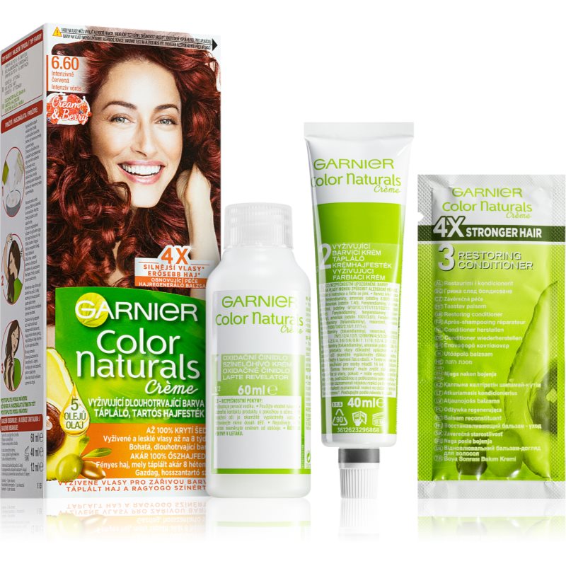 

Garnier Color Naturals Creme фарба для волосся відтінок 660 Fiery Pure Red