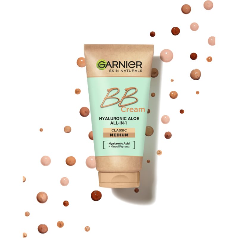 Garnier Hyaluronic Aloe All-in-1 BB Cream BB Cream For Normal And Dry Skin Shade Medium 50 Ml