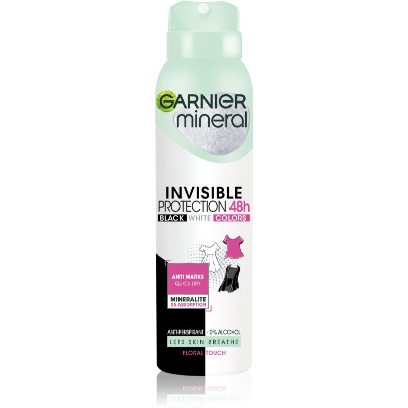 Garnier Mineral Invisible spray anti-perspirant 48h 150 ml
