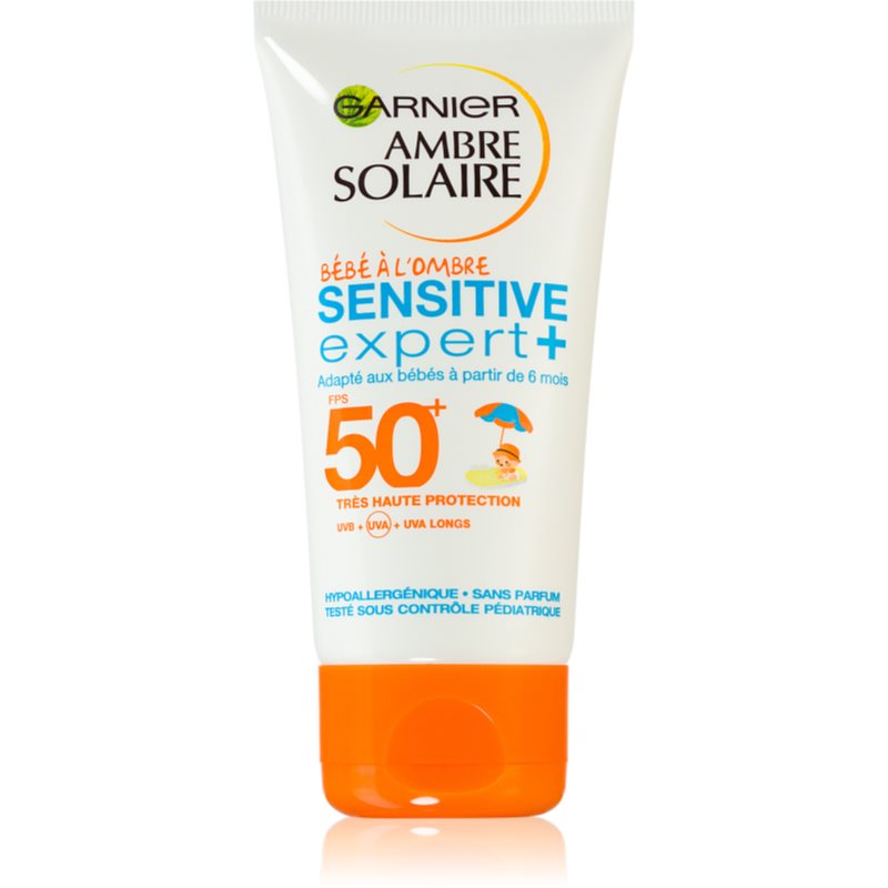 Garnier Ambre Solaire Sensitive Advanced opaľovací krém pre deti SPF 50+ 50 ml