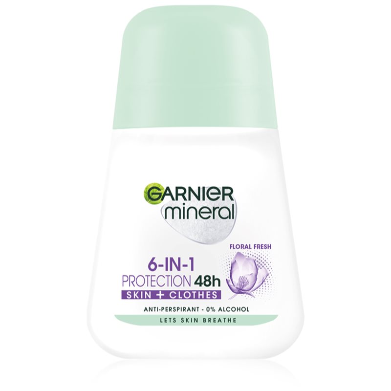 

Garnier Mineral 5 Protection кульковий антиперспірант 48 годин (Floral Fresh