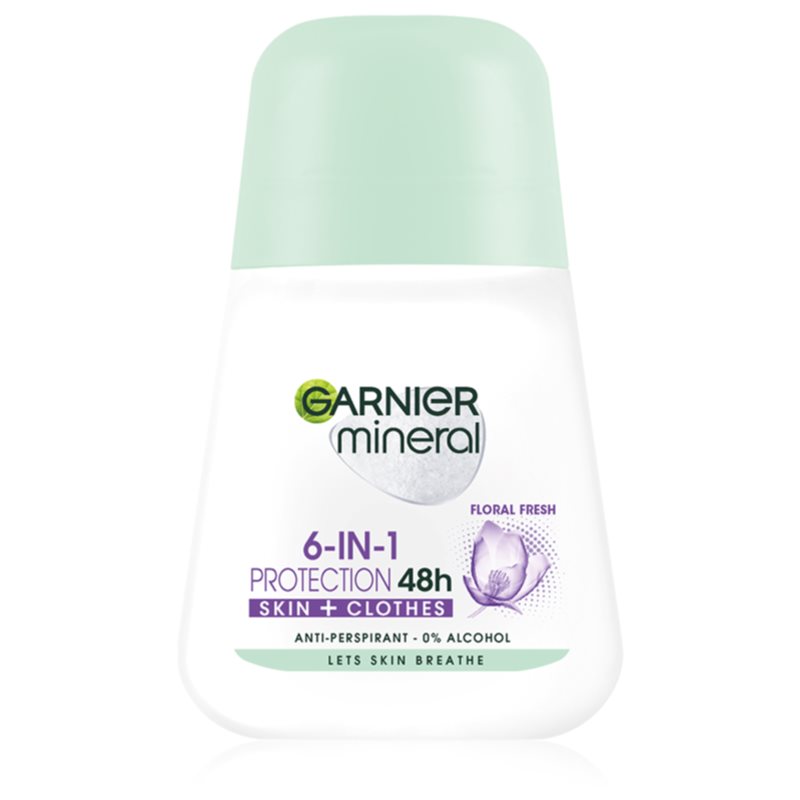 Garnier Mineral 5 Protection кульковий антиперспірант 48 годин (Floral Fresh) 50 мл