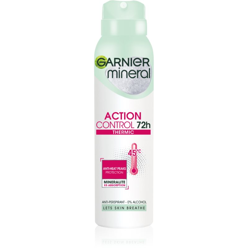 Garnier Mineral Action Control Thermic 72h 150 ml antiperspirant pre ženy deospray