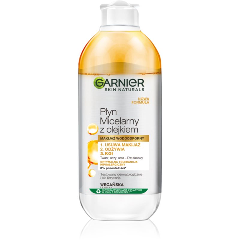 Garnier Skin Naturals Två-fasigt micellärt vatten 3-i-1 400 ml female