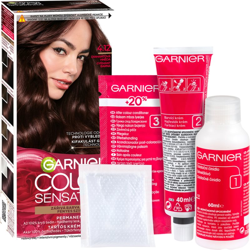 

Garnier Color Sensation фарба для волосся відтінок 4.12 Shimmering Brown