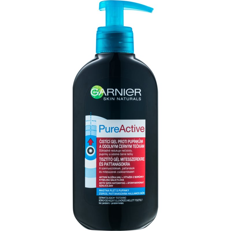 Garnier Pure Active Reinigungsgel gegen Mitesser 200 ml