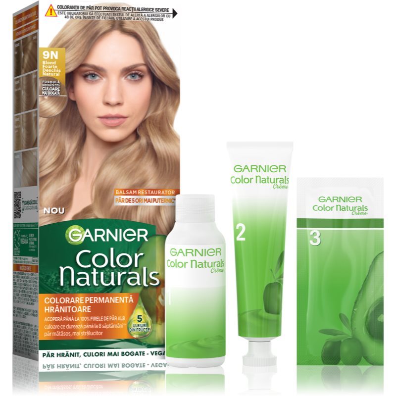 Garnier Color Naturals Creme βαφή μαλλιών απόχρωση 9N Blond Natural 1 τμχ
