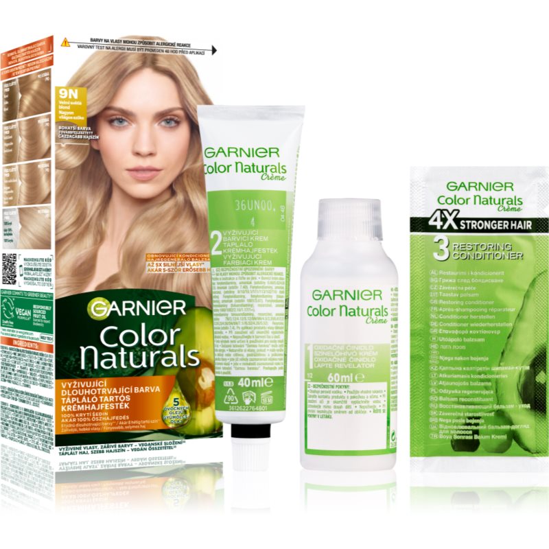 Garnier Color Naturals Creme hair colour shade 9N Nude Extra Light Blonde

