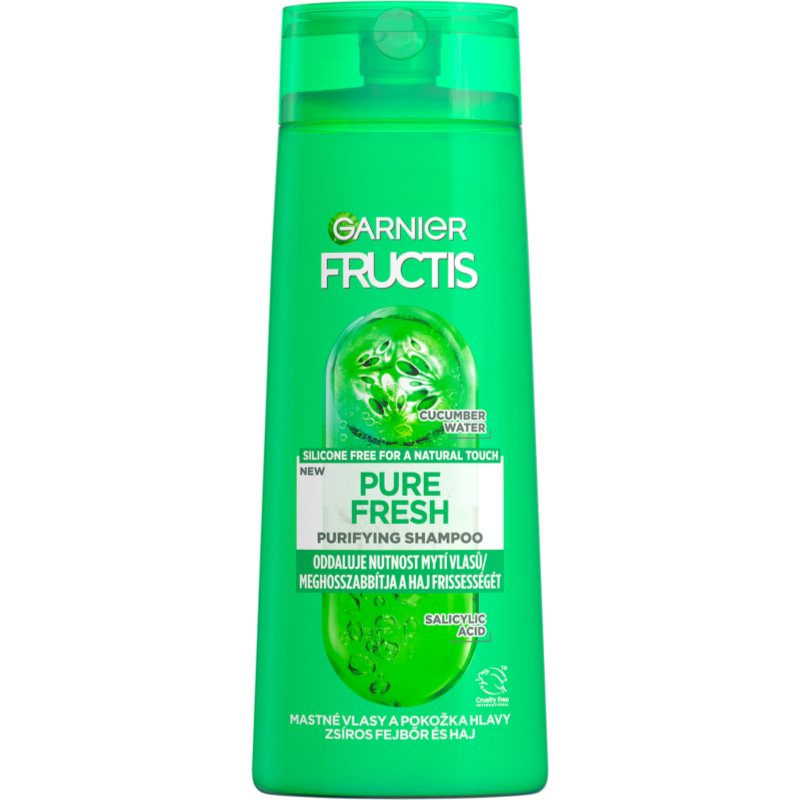 Garnier Fructis Pure Fresh shampoing fortifiant 250 ml - vue 2