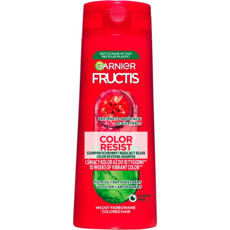 Garnier Fructis Color Resist stärkendes Shampoo für gefärbtes Haar 400 ml