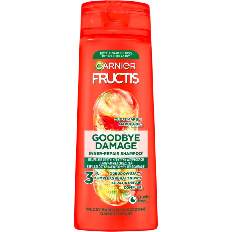 Garnier Fructis Goodbye Damage stärkendes Shampoo für beschädigtes Haar 400 ml