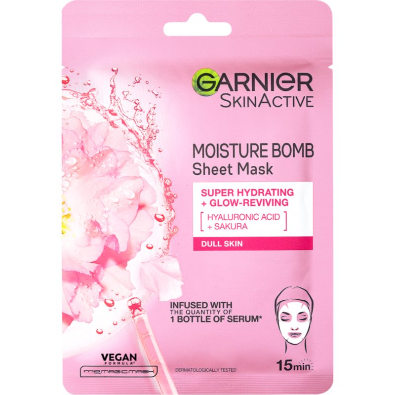 Garnier Textil Masks Hydra Bomb masque hydratant en tissu 28 g - vue 6