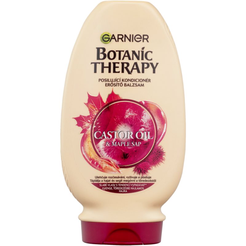 Garnier Botanic Therapy Ricinus Oil Stärkender Balsam für schwaches Haar mit Neigung zu Haarausfall 200 ml