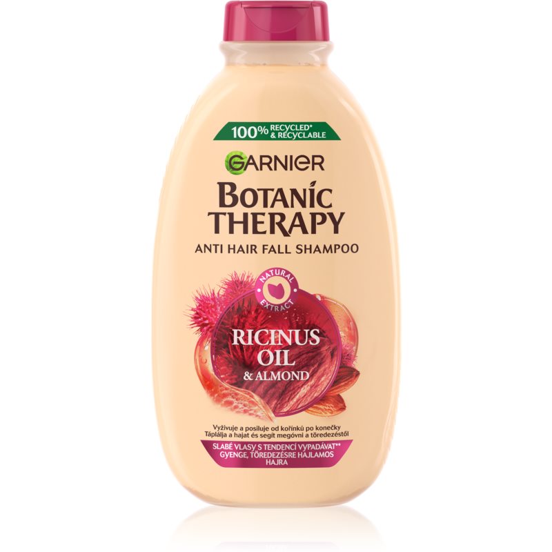 E-shop Garnier Botanic Therapy Ricinus Oil posilující šampon pro slabé vlasy s tendencí vypadávat 250 ml