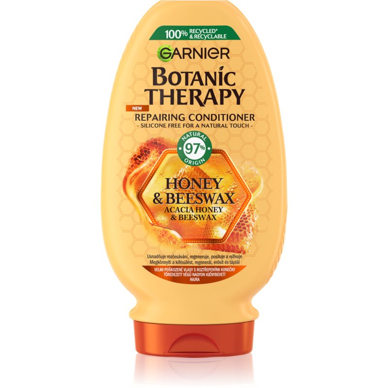 Garnier Botanic Therapy Honey & Propolis відновлюючий бальзам для пошкодженого волосся без парабенів 200 мл