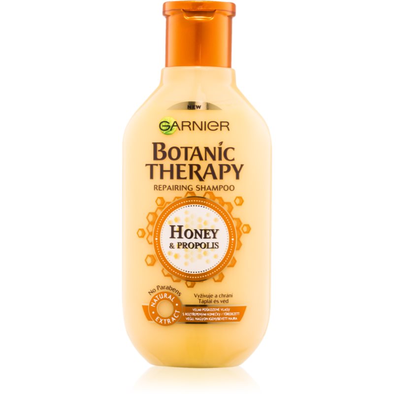 Garnier Botanic Therapy Honey & Propolis atkuriamasis šampūnas pažeistiems plaukams 250 ml