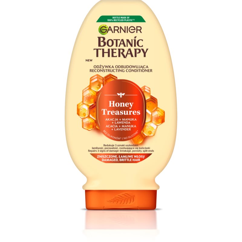 Garnier Botanic Therapy Honey & Propolis erneuernder Balsam für beschädigtes Haar parabenfrei 200 ml