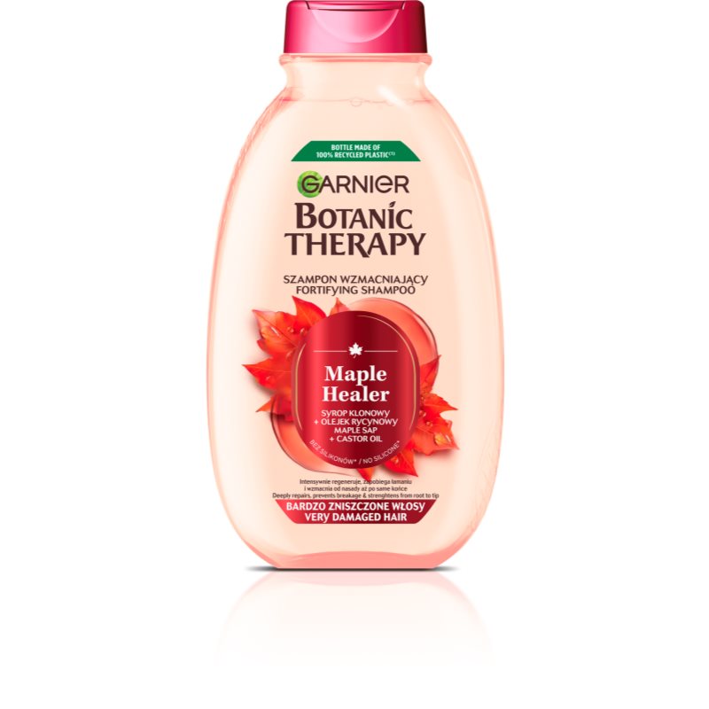Garnier Botanic Therapy Ricinus Oil Stärkendes Shampoo für schwaches Haar mit Neigung zu Haarausfall 400 ml
