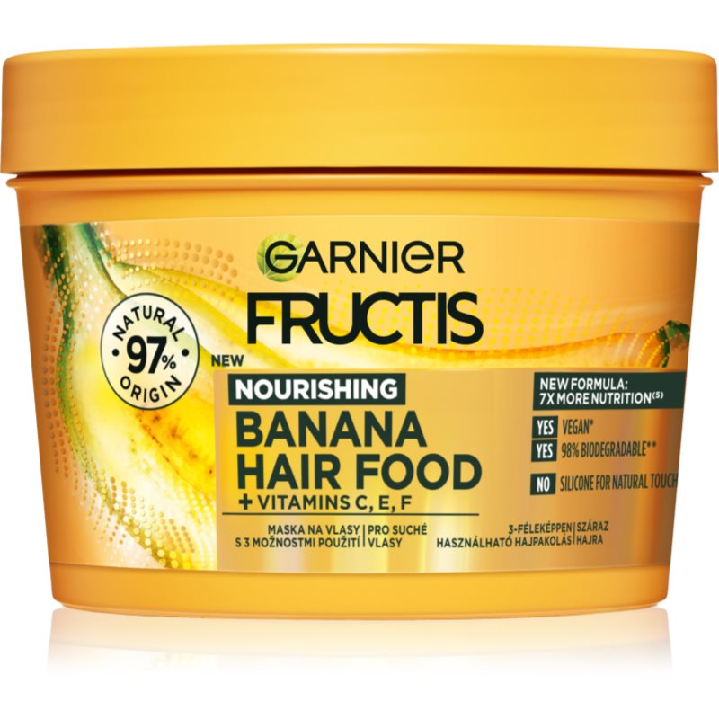 

Garnier Fructis Banana Hair Food поживна маска для сухого волосся