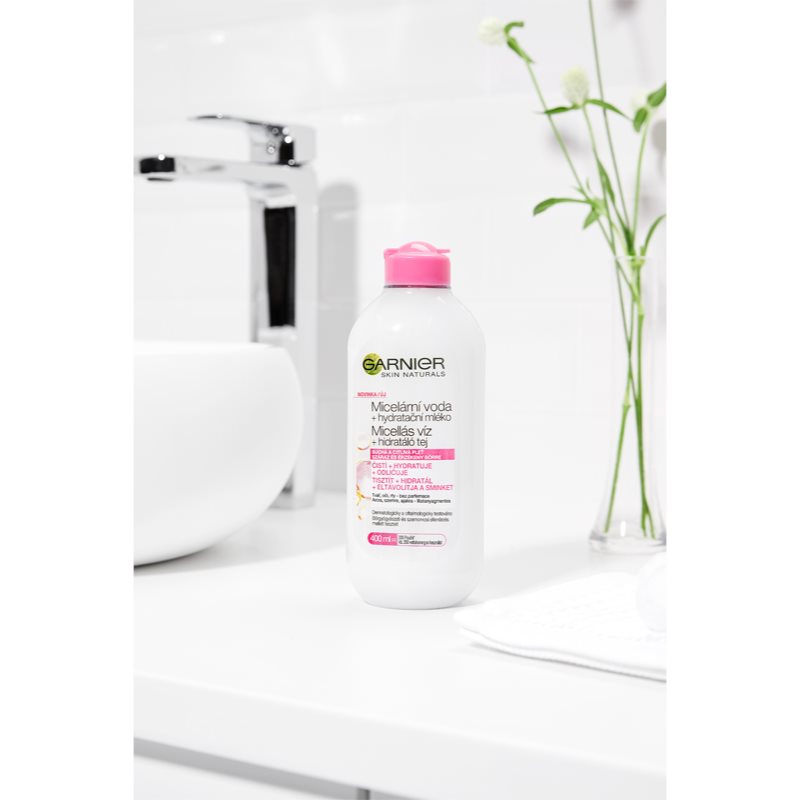 Garnier Skin Naturals Micellar Water With Hydrating Lotion For Dry And Sensitive Skin 400 Ml