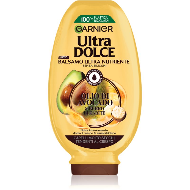 Garnier Ultra Doux Avocado Oil and Shea Butter après-shampoing pour cheveux bouclés et frisé 200 ml female