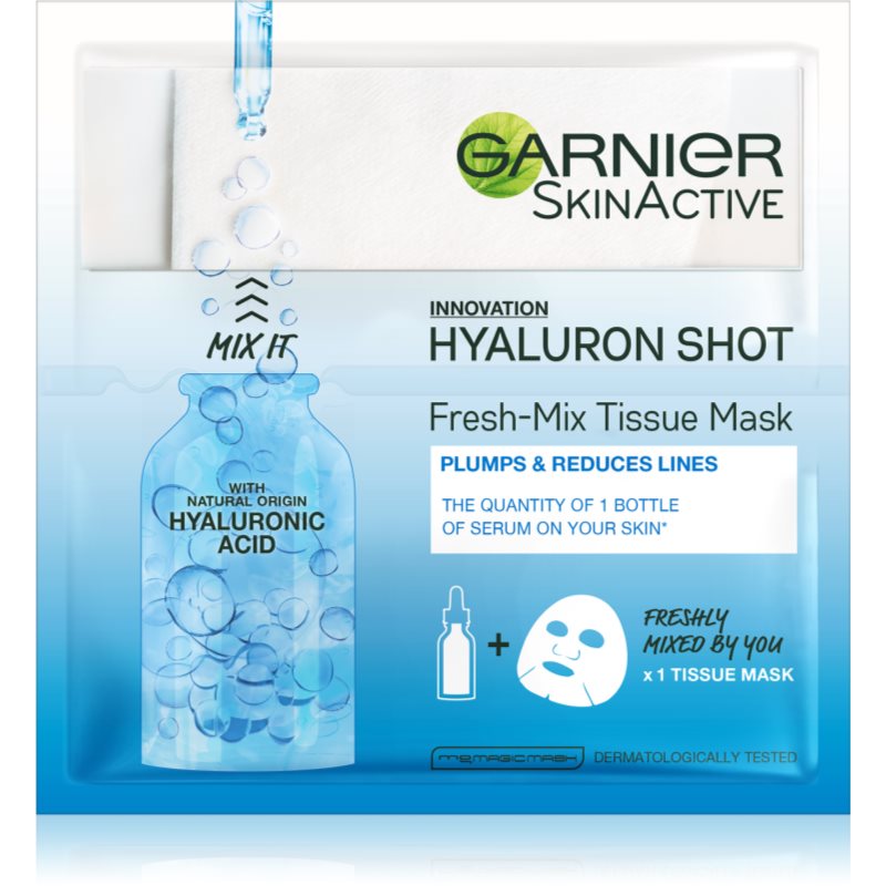 

Garnier Skin Naturals Fresh Mix Mask Hyaluron маска для сухої шкіри