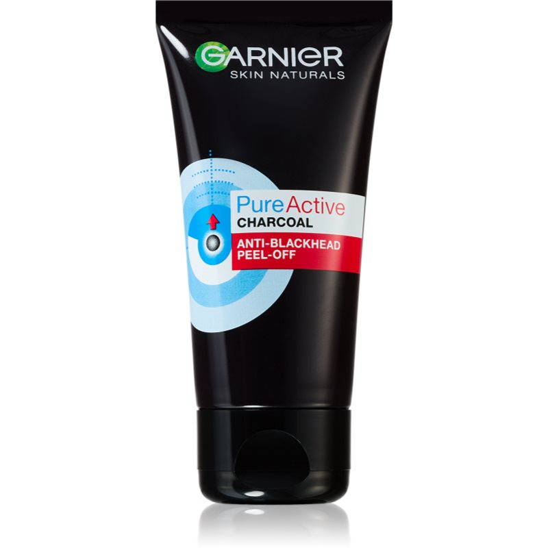Photos - Facial Mask Garnier Pure Active anti-blackhead peel-off mask with activated ch 