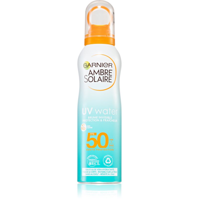

Garnier Ambre Solaire UV Water емульсія для засмаги у вигляді спрею SPF 50
