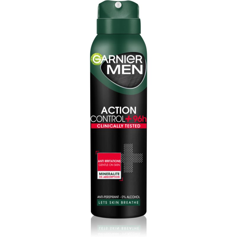 Garnier Men Mineral Action Control + Antiperspirant Spray 150 Ml