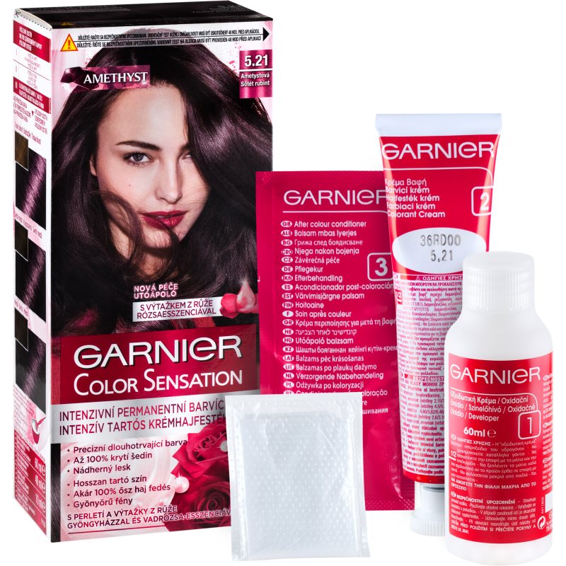 

Garnier Color Sensation фарба для волосся відтінок 5.21 Dark Amethyst