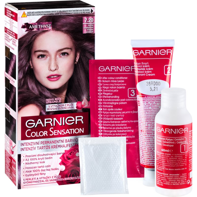 

Garnier Color Sensation фарба для волосся відтінок 7.20 Light Amethyst